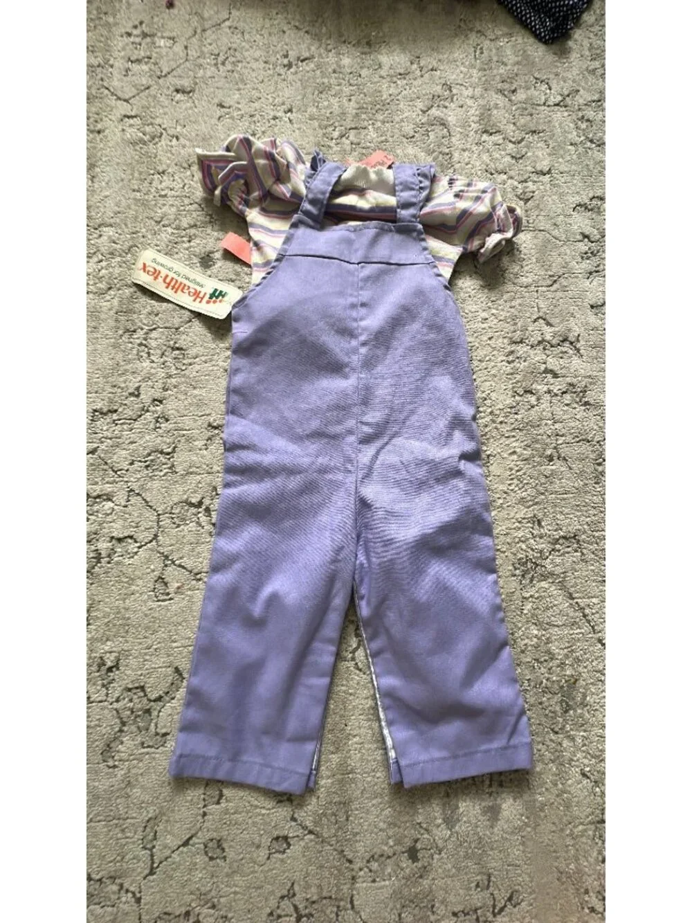 Vintage healthtex purple jumpsuit set dead stock New 18 months